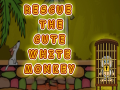 Jeu Rescue the Cute White Monkey