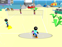 Jeu Stickman Beach Volleyball