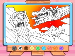 Jeu Coloring Book: Bombardino Crocodilo