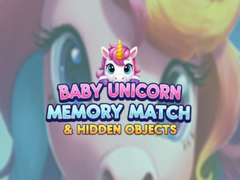 Jeu Baby Unicorn Memory Match & Hidden Objects
