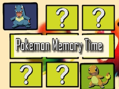 Jeu Pokemon Memory Time
