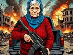 Jeu Grandma with machine-gun: Apocalypsis