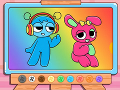 Jeu Coloring Book: Sprunki Pinki & Oren