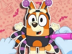 Jeu Coloring Book: Halloween Spooky Bingo & Bluey