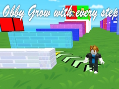 Jeu Obby Grow with every step
