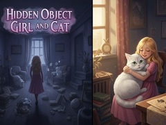 Jeu Hidden Object - Girl and Cat