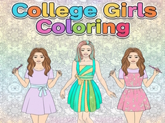 Jeu College Girls Coloring
