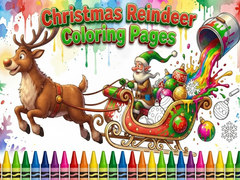 Jeu Christmas Reindeer Coloring Pages