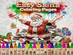 Jeu Easy Santa Coloring Pages