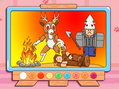 Jeu Coloring Book: 99 Nights In The Forest