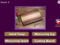 Jeu Kitchen Utensils & Cutlery Quiz