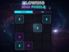 Jeu Glowing 2048 Puzzle