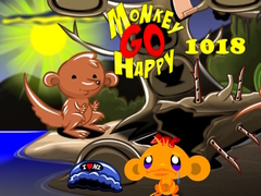 Jeu Monkey Go Happy Stage 1018