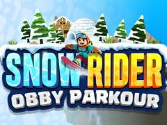 Jeu Snow Rider Obby Parkour