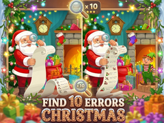 Jeu Find 10 Errors Christmas