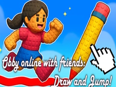 Jeu Obby online with friends: Draw and Jump!
