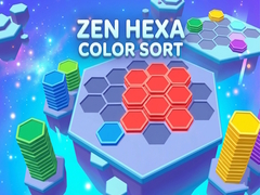 Jeu Zen Hexa Color Sort
