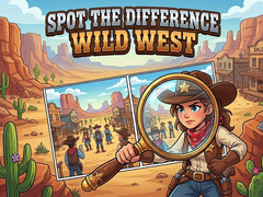 Jeu Spot the Difference: Wild West