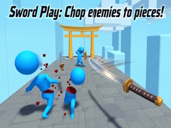 Jeu Sword Play: Chop enemies to pieces!