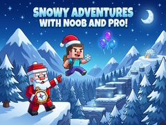 Jeu Snowy Adventures with Noob and Pro!