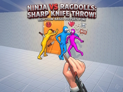 Jeu Ninja vs Ragdolls: Sharp Knife Throw!