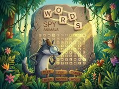 Jeu Words Spy. Animals