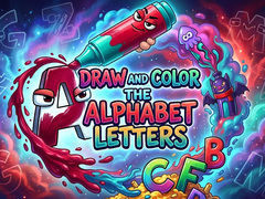 Jeu Draw and Color the Alphabet Letters