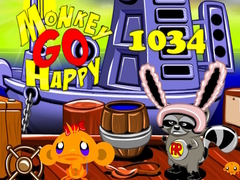 Jeu Monkey Go Happy Stage 1034