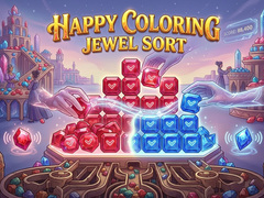 Jeu Happy Coloring Jewel Sort