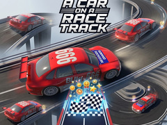 Jeu A Car on a Race Track