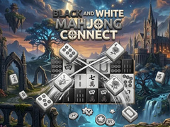 Jeu Black and White Mahjong Connect