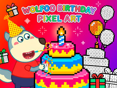 Jeu Wolfoo Birthday Pixel Art