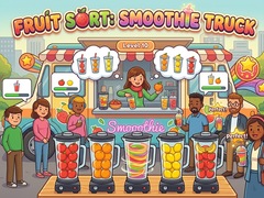 Jeu Fruit Sort: Smoothie Truck