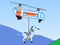 Jeu Mayor and helicopter